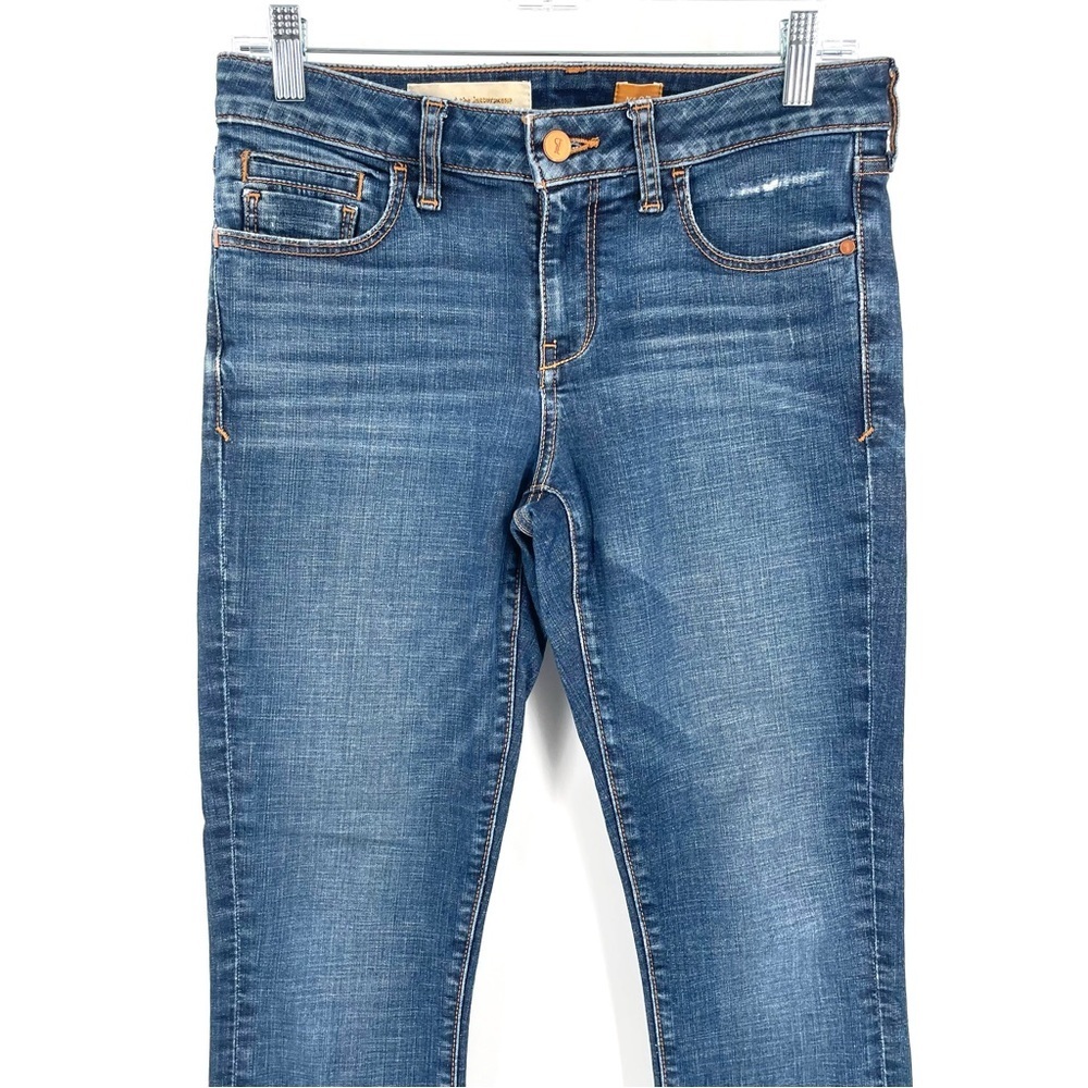 Anthropologie Pilcro & The Letterpress Stet Medium Wash Ankle Crop Mid Rise Jean - Picture 4 of 7